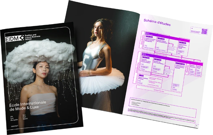 Brochure des formations mode et luxe de l'EIDM