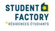 Logo Student Factory, résidence étudiante partenaire de l'EIDM